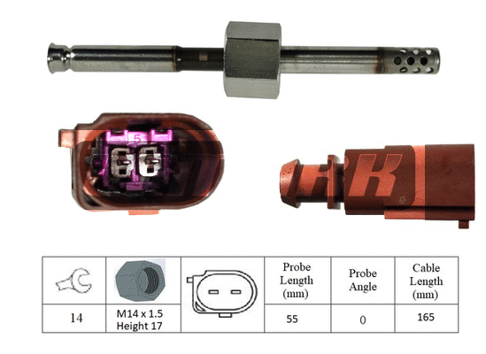Capteur, température des gaz LEMARK LXT365