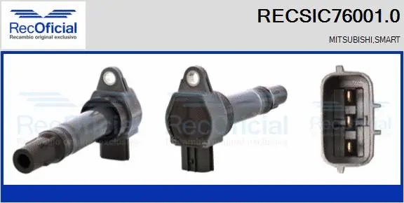 Bobine d'allumage RECOFICIAL RECSIC76001.0