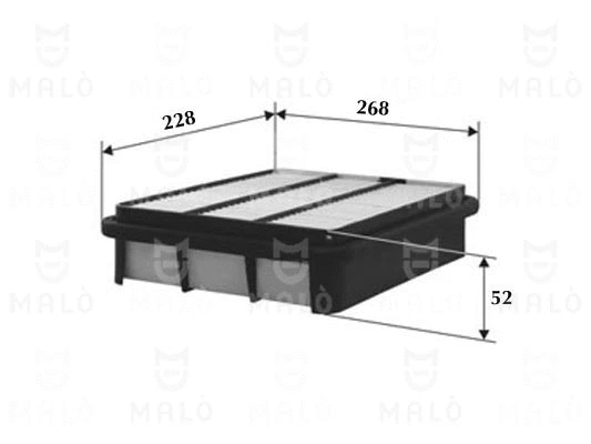 Filtre à air AKRON-MALÒ 1500220
