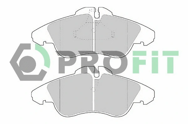 Kit de plaquettes de frein, frein à disque PROFIT 5000-1038 C