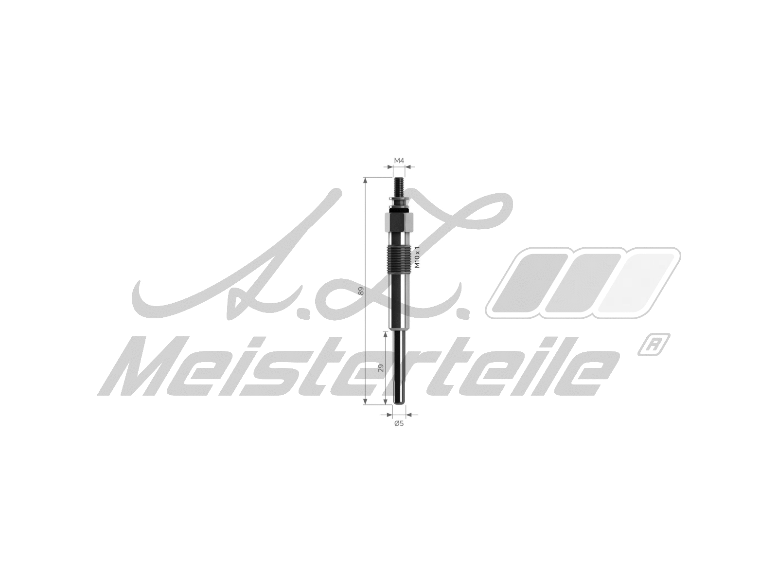 Bougie de préchauffage A.Z. Meisterteile AZMT-49-040-1011