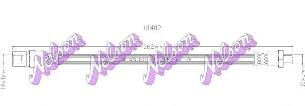 Flexible de frein KAWE H1402