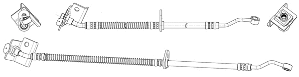 Flexible de frein CEF 512839