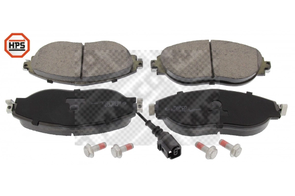 Kit de plaquettes de frein, frein à disque MAPCO 6633HPS