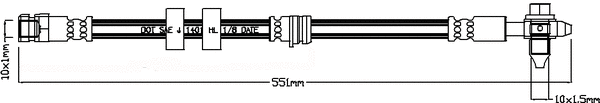 Flexible de frein JURATEK JBH1280