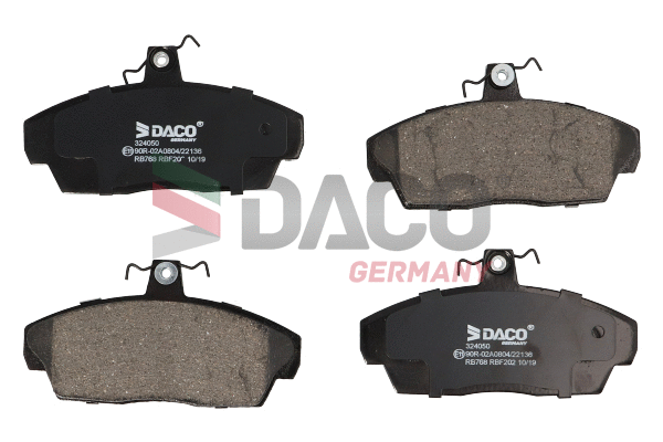 Kit de plaquettes de frein, frein à disque DACO Germany 324050