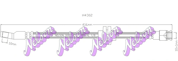 Flexible de frein KAWE H4302