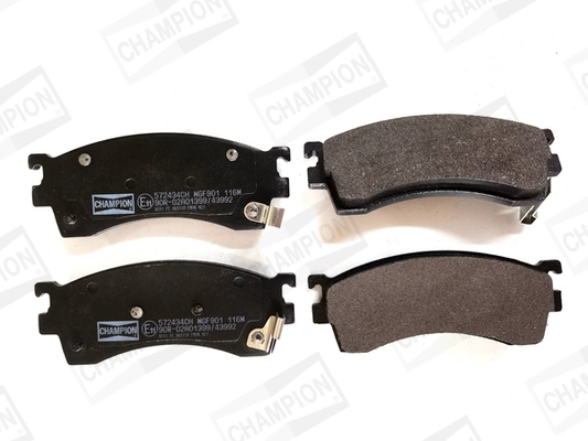 Kit de plaquettes de frein, frein à disque CHAMPION 572434CH