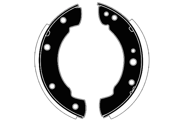 Jeu de mâchoires de frein RAICAM RA21210