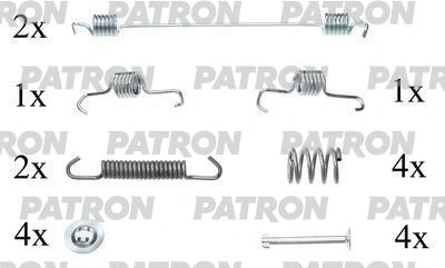 Kit d'accessoires, mâchoire de frein PATRON PSRK0094