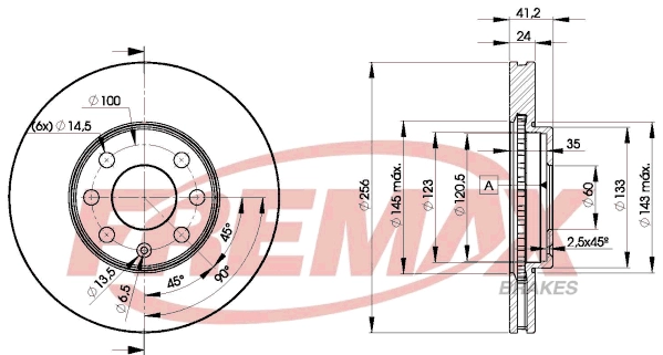 Disque de frein FREMAX BD-7879