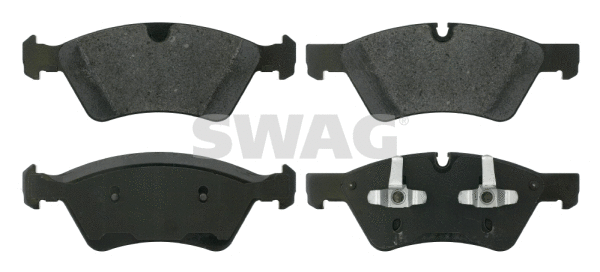 Kit de plaquettes de frein, frein à disque SWAG 10 91 6621