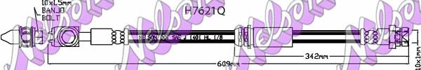Flexible de frein KAWE H7621Q
