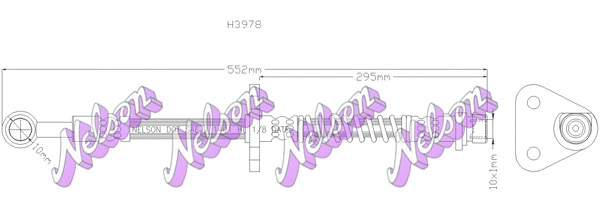 Flexible de frein KAWE H3978