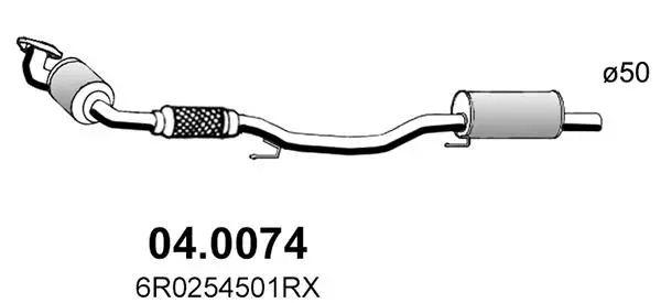 Catalyseur ASSO 04.0074