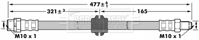 Flexible de frein BORG & BECK BBH6921