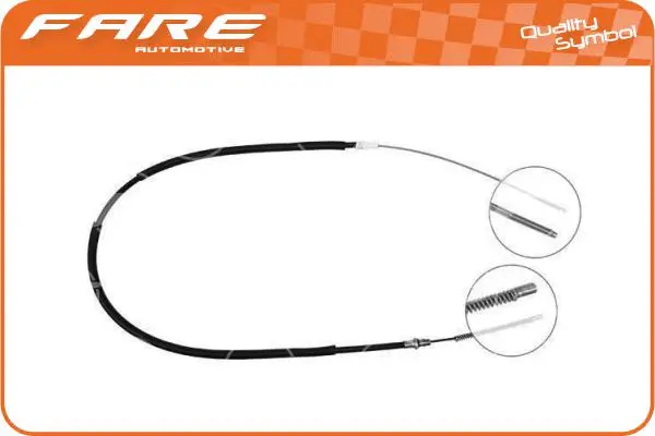 Tirette à câble, frein de stationnement FARE-RCH 17496