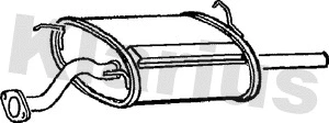 Silencieux arrière KLARIUS 230663