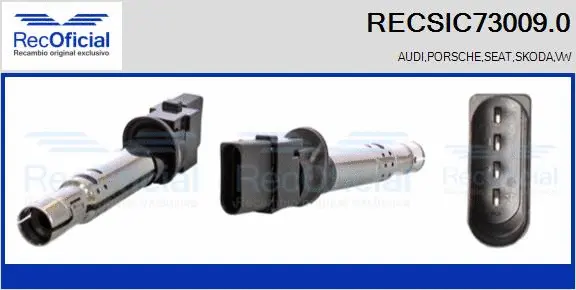 Bobine d'allumage RECOFICIAL RECSIC73009.0
