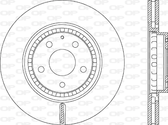 Disque de frein OPEN PARTS BDR2893.20