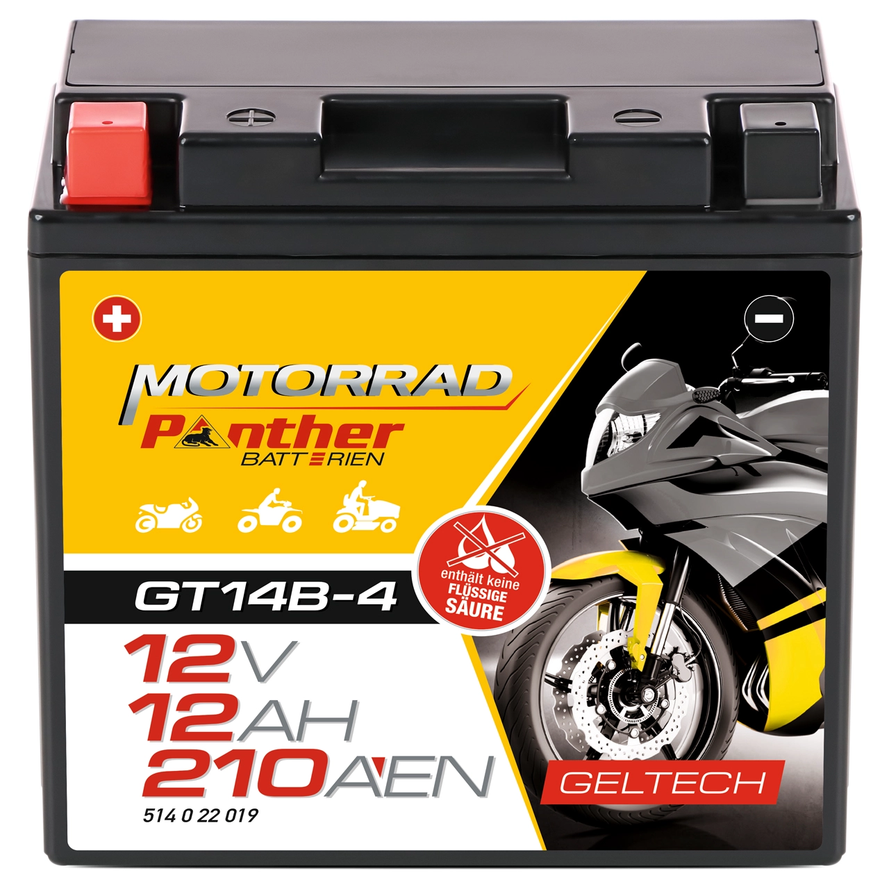 Batterie de démarrage PANTHER-BATTERIEN GB.5142277