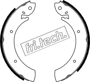 Jeu de mâchoires de frein fri.tech. 1040.080