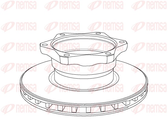 Disque de frein REMSA NCA1052.20