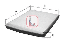 Filtre, air de l'habitacle SOFIMA S 3205 C