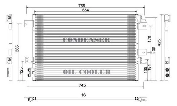 Condenseur, climatisation MAGNETI MARELLI 359003220390