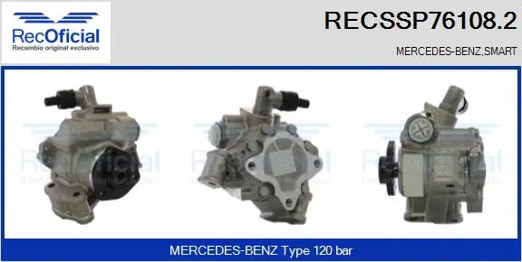 Pompe hydraulique, direction RECOFICIAL RECSSP76108.2