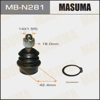 Rotule de suspension MASUMA MB-N281