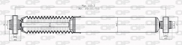 Amortisseur OPEN PARTS SAB8202.32
