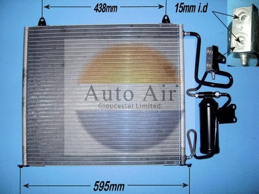 Condenseur, climatisation AUTO AIR GLOUCESTER 16-1268