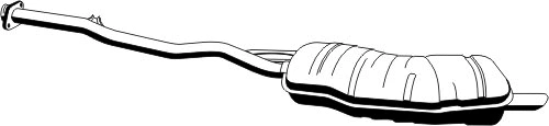 Silencieux arrière ERNST 283069