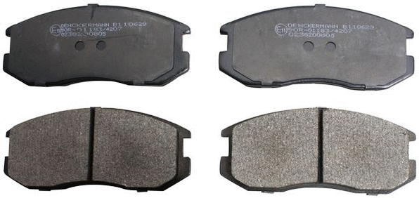 Kit de plaquettes de frein, frein à disque DENCKERMANN B110629
