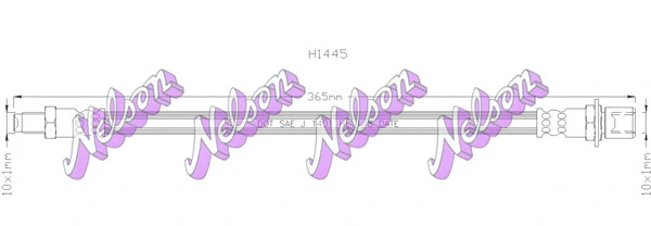 Flexible de frein KAWE H1445
