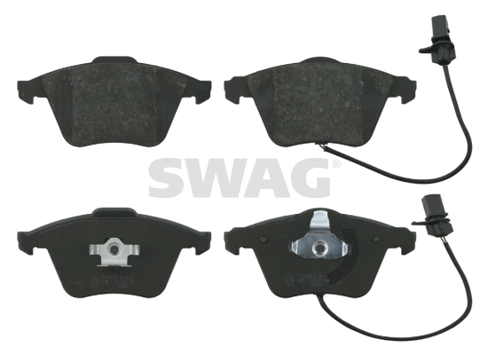 Kit de plaquettes de frein, frein à disque SWAG 30 91 6586