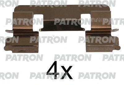 Kit d'accessoires, plaquette de frein à disque PATRON PSRK1067
