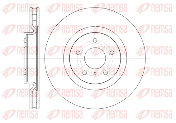 Disque de frein REMSA 61347.10