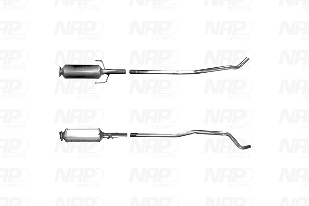 Filtre à particules / à suie, échappement NAP carPARTS CAD10266