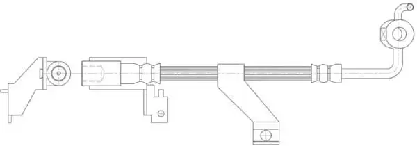 Flexible de frein Technika 43239