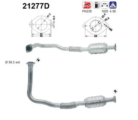 Catalyseur AS 21277D