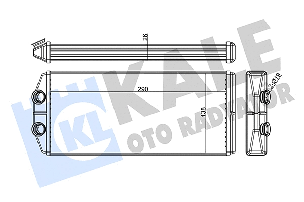 Système de chauffage KALE OTO RADYATÖR 346490