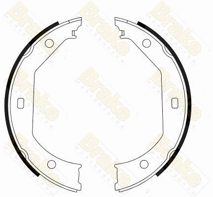 Jeu de mâchoires de frein, frein de stationnement Brake ENGINEERING SH2549