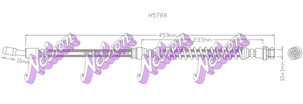 Flexible de frein KAWE H5788