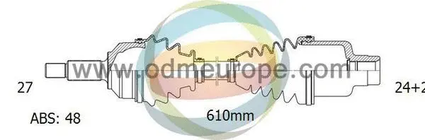 Arbre de transmission 4X4 ESTANFI EST-18-122181