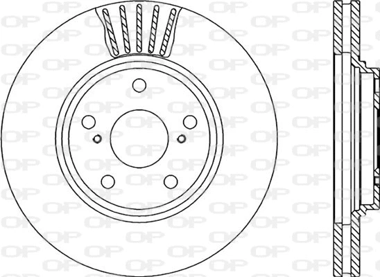 Disque de frein OPEN PARTS BDA2287.20