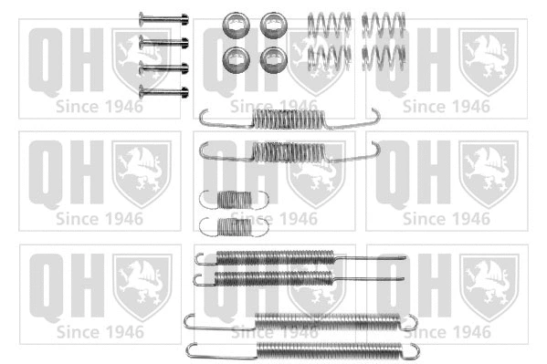 Kit d'accessoires, mâchoire de frein QUINTON HAZELL BFK235