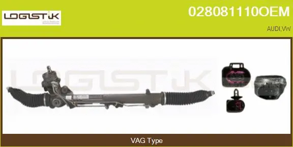 Crémaillère de direction LGK 028081110OEM