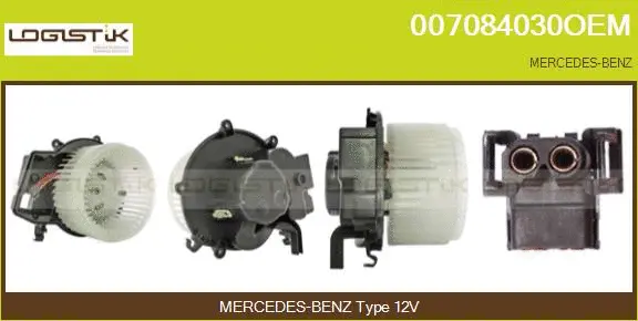 Pulseur d'air habitacle LGK 007084030OEM